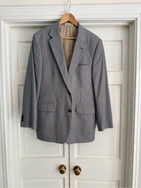 Orvis Gray Houndstooth Sport Coat